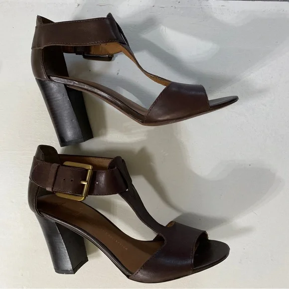 Vintage Italian Design Leather Heels Franco Sarto Women's heels - Picture 7 of 8